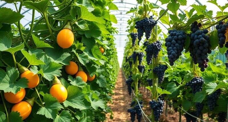 greenhouse vine crop management