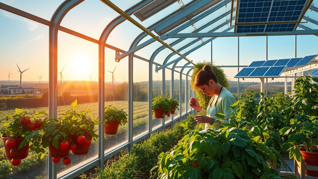 greenhouses promote sustainable living