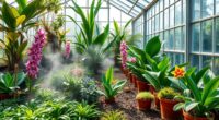 greenhouses safeguard rare plants