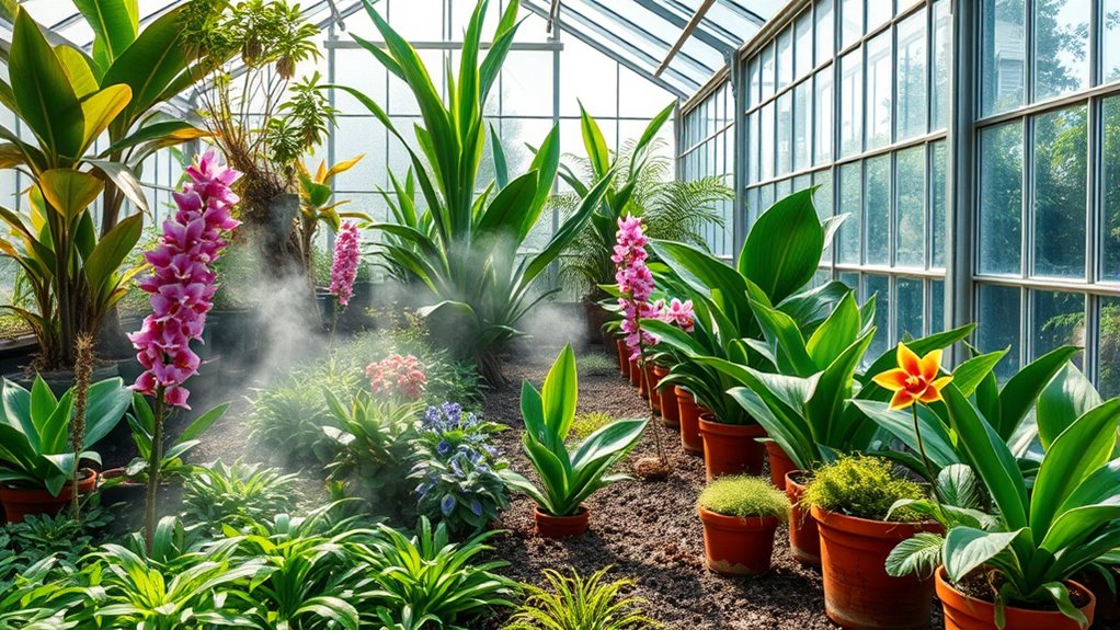 greenhouses safeguard rare plants