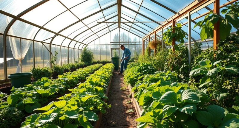 grow local greenhouse food