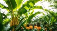 growing tropical fruit greenhouse