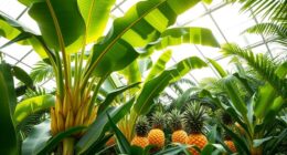growing tropical fruit greenhouse