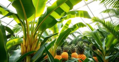 growing tropical fruit greenhouse