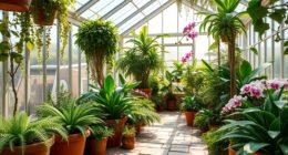 healing gardens with greenhouses