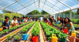initiate community greenhouse project