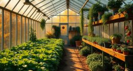 late fall greenhouse gardening