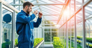 maintain greenhouse structure properly