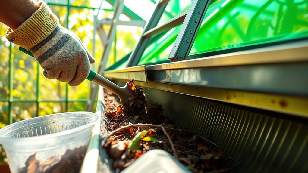 maintain healthy greenhouse drainage