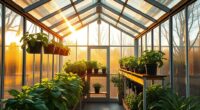 maximize greenhouse light efficiency