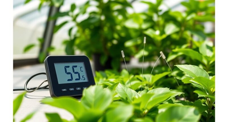 monitor greenhouse climate conditions