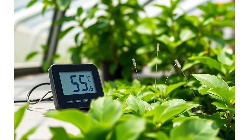 monitor greenhouse climate conditions