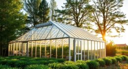 optimal greenhouse placement and orientation