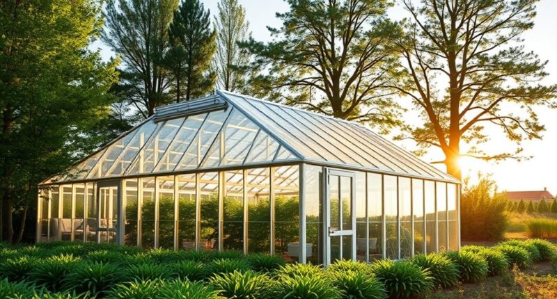 optimal greenhouse placement and orientation