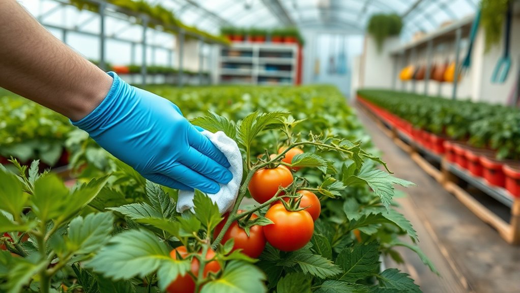 pest control and watering