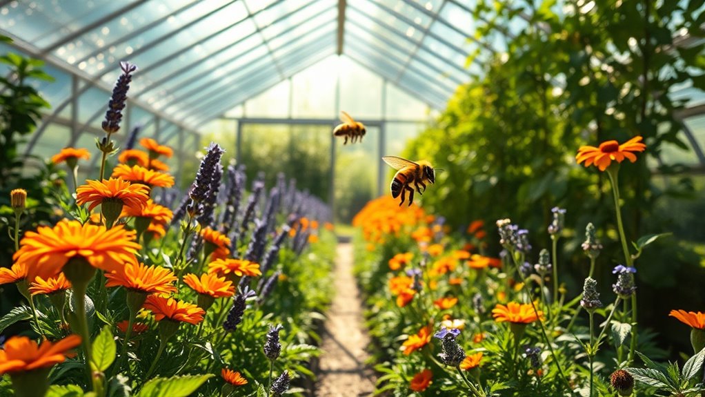 pollinator supportive greenhouse practices