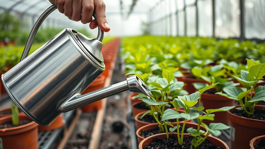 precise watering with sensors