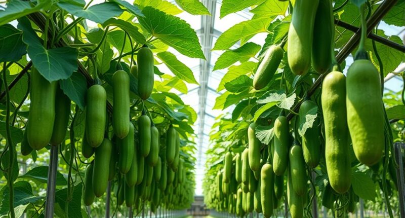 preventing bitter misshapen cucumbers