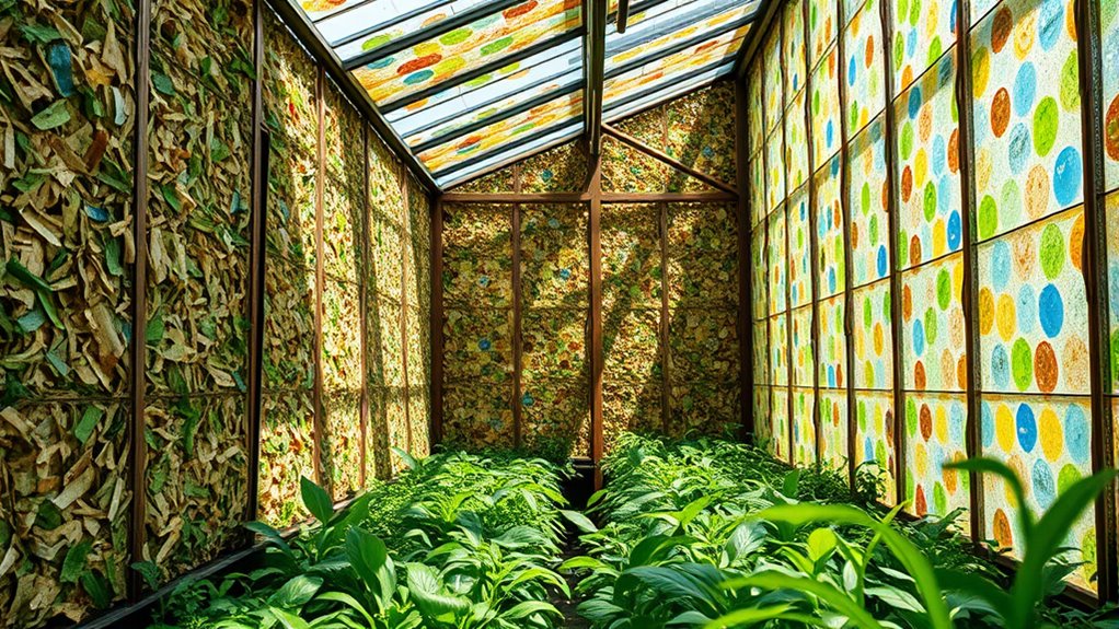 recycled materials greenhouse insulation