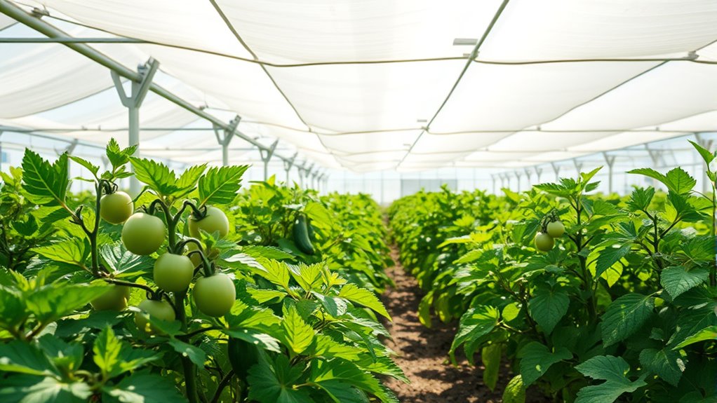 reflective cooling greenhouse strategy