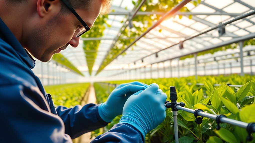 regular irrigation system maintenance