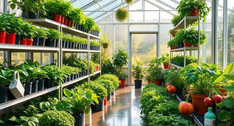 seasonal greenhouse tasks