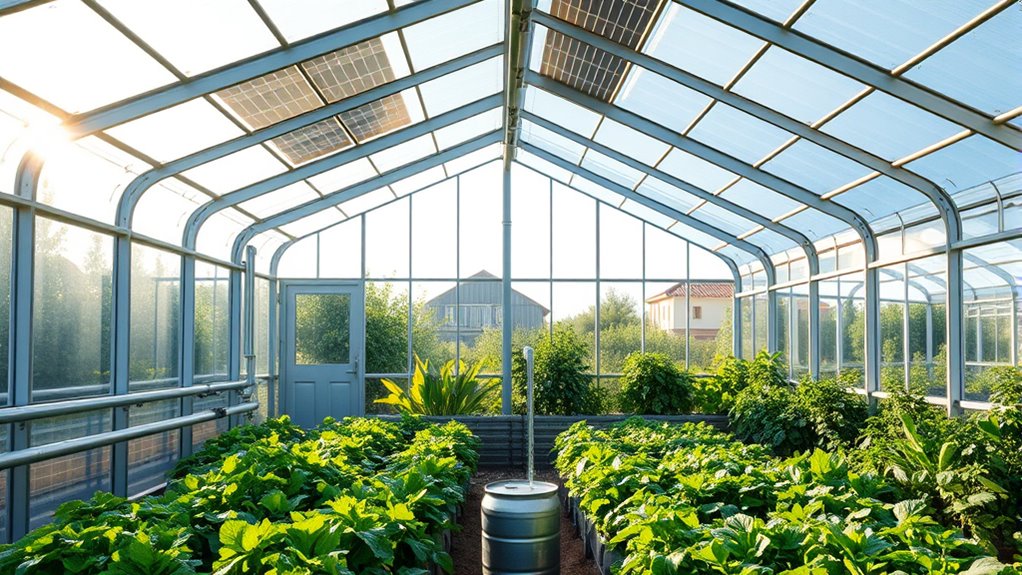self sufficient greenhouse sustainability systems