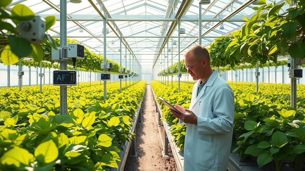sensor driven greenhouse management