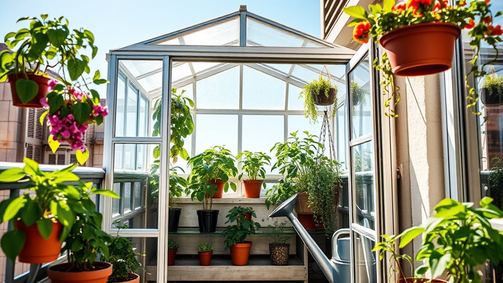 small greenhouse composting pest control