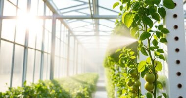 soilless greenhouse aeroponics