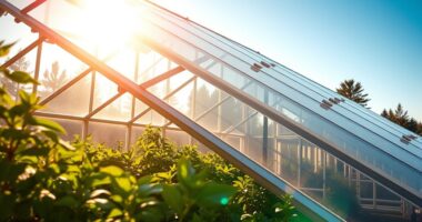 solar powered greenhouse heating