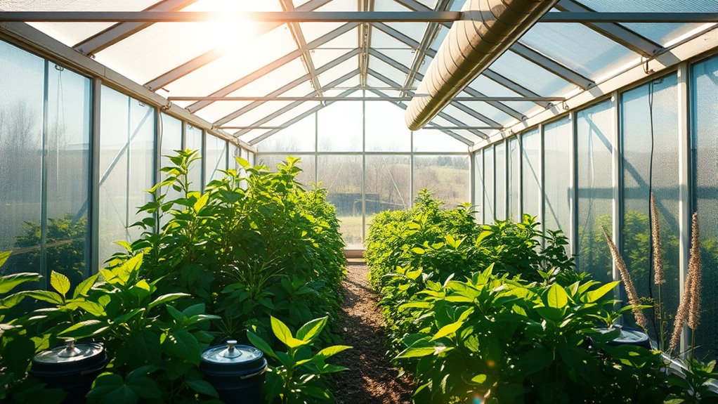 solar thermal greenhouse insulation