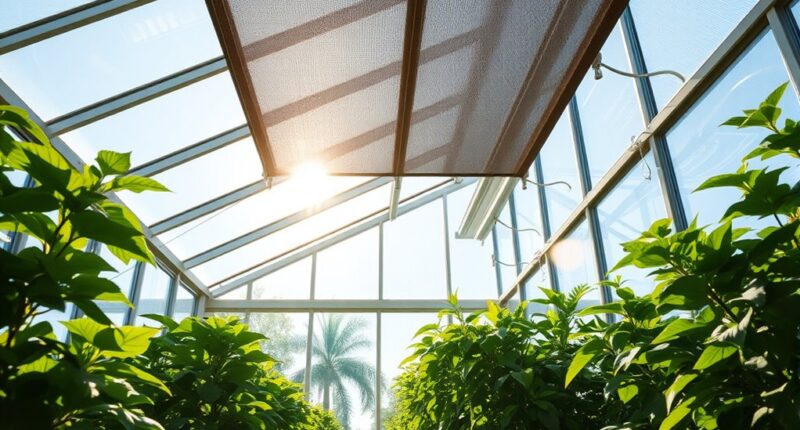 summer greenhouse heat management