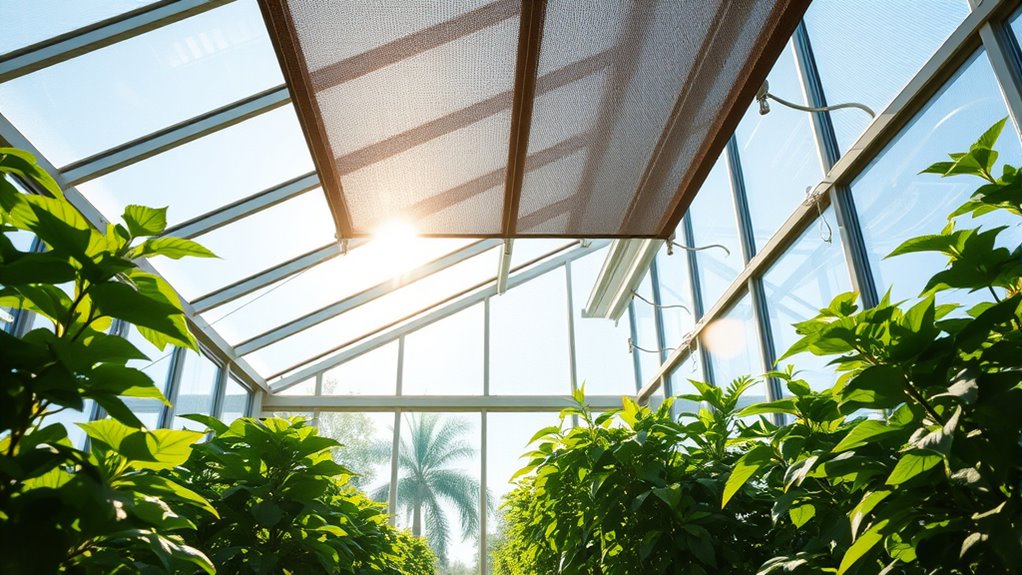 summer greenhouse heat management