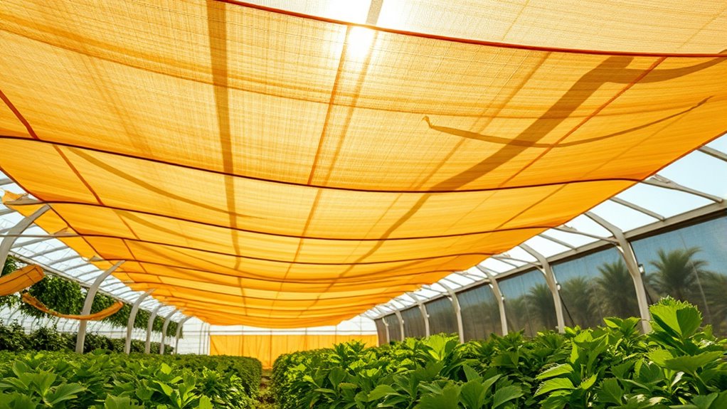summer greenhouse shading strategies