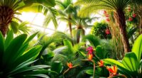 summer tropical plant cultivation