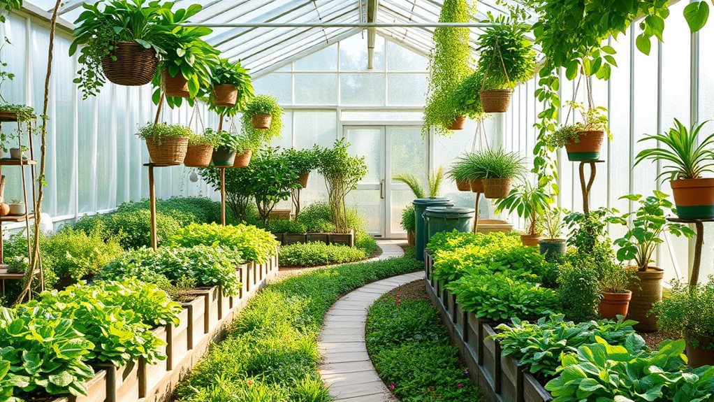 sustainable greenhouse permaculture integration