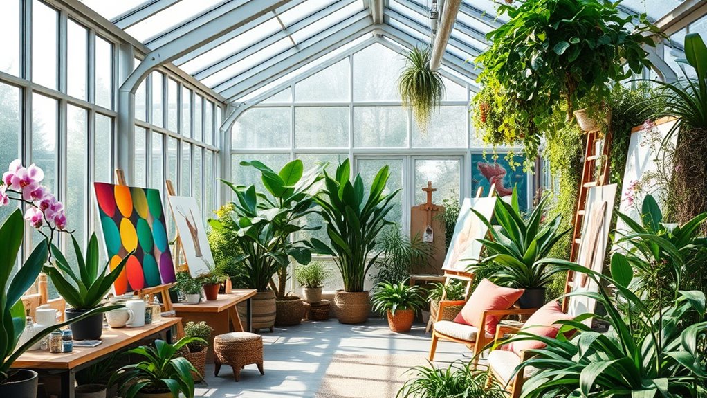 transform greenhouse into multifunctional space