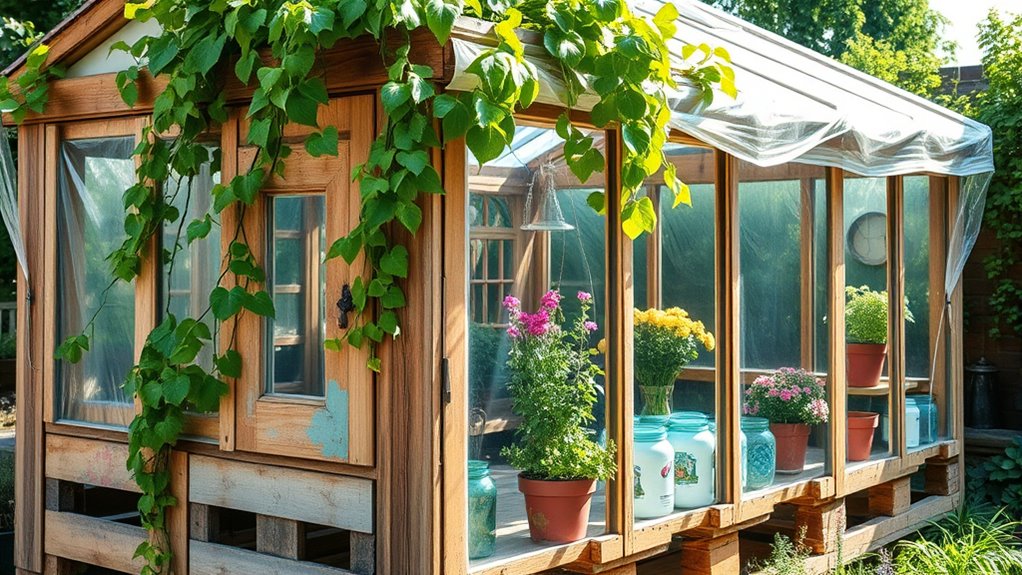 upcycled greenhouse construction tips