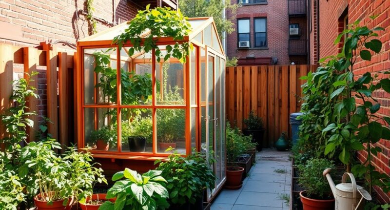 urban greenhouse gardening techniques