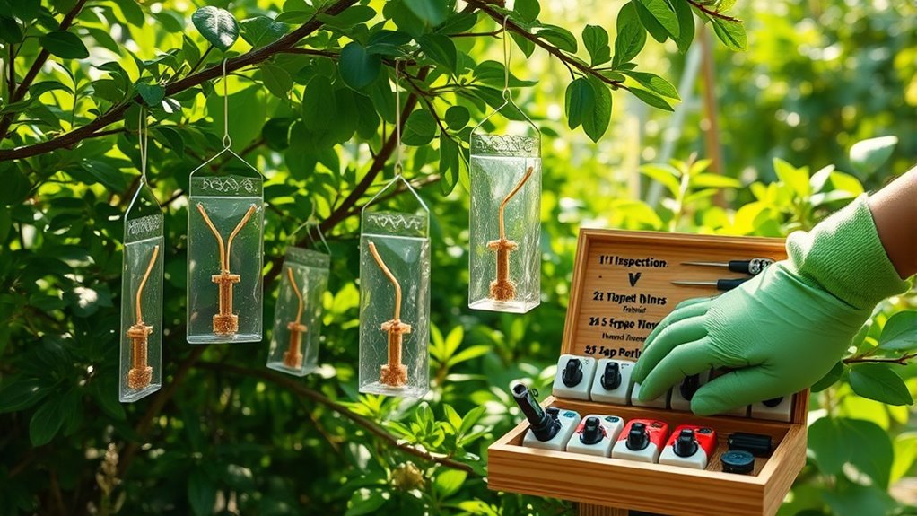 use traps and inspections