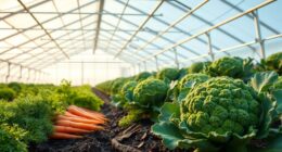 winter greenhouse vegetable selection