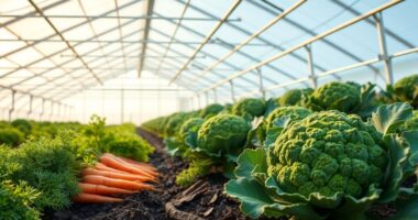 winter greenhouse vegetable selection