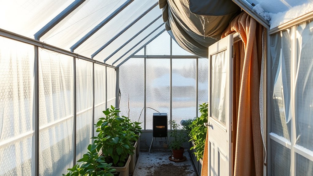 winterize greenhouse with ventilation