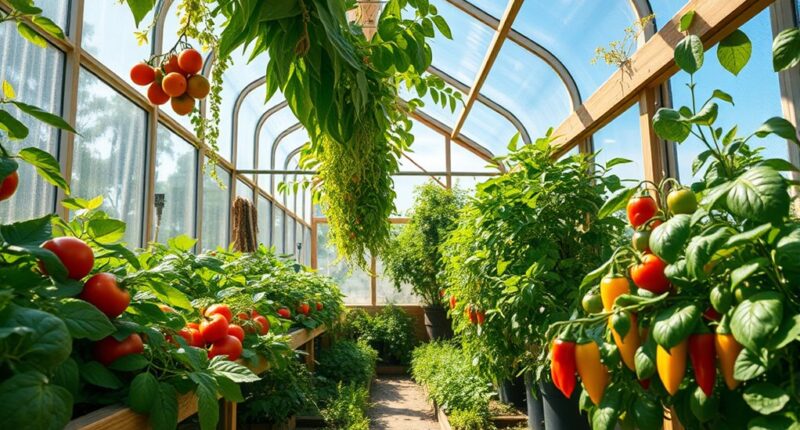 year round greenhouse food cultivation