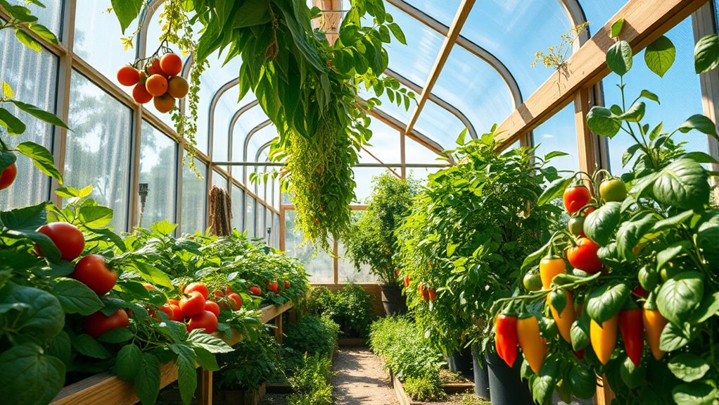 year round greenhouse food cultivation