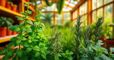 year round greenhouse herb growing