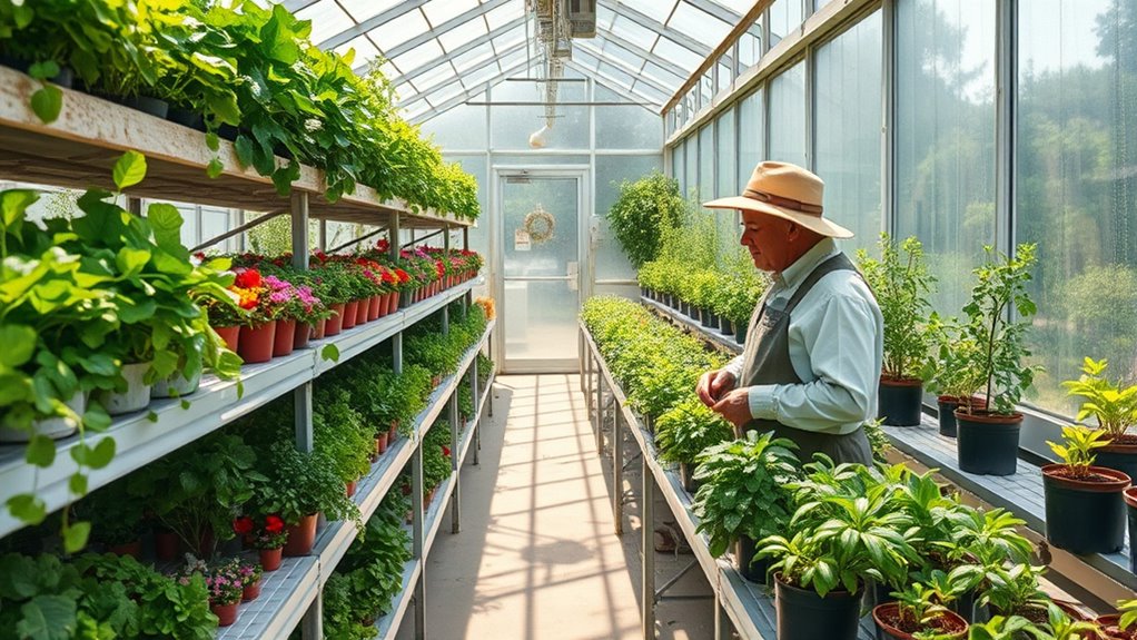 year round greenhouse hydroponics