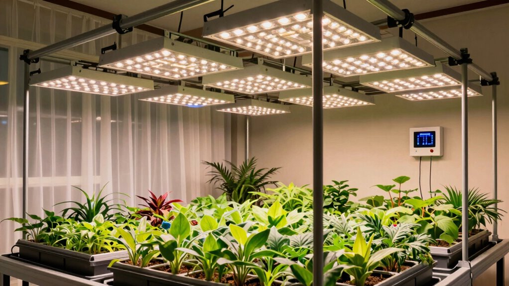 adjust lighting for growth stages