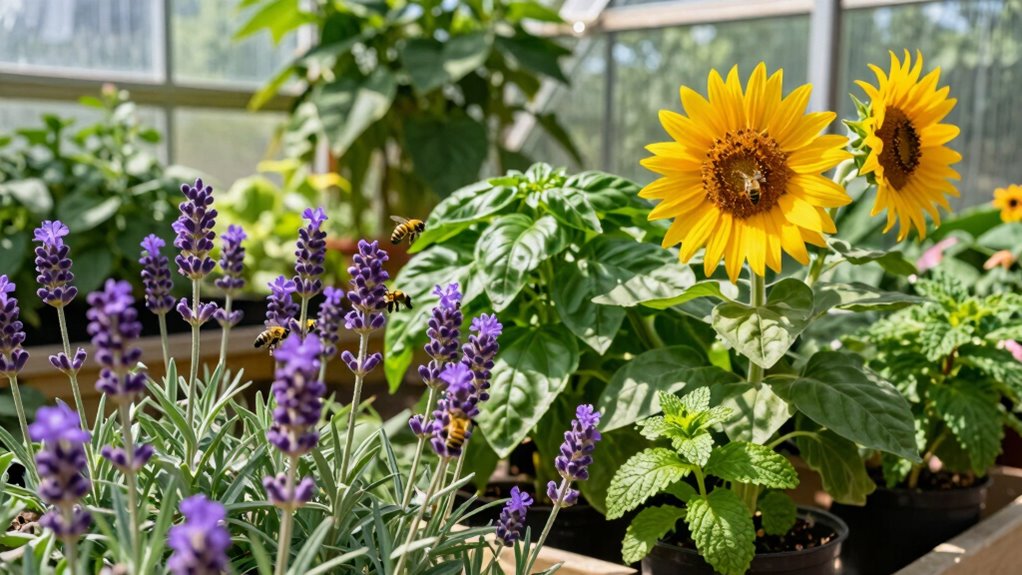 bee friendly flowering plants selection